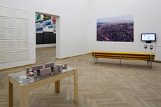 Installation view. Working Title: “A Retrospective Curated by XXXXXXXXX” at Kunsthal Charlottenborg, 2013.