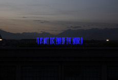 It Is Not The End Of The World, 2019. Installed at La Pista 500, Pinacoteca Agnelli, Turin 2022.