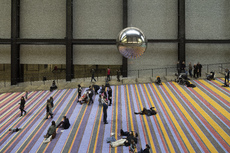 And Yet It Moves/Pound Sterling, 2017. Conceived for the Hyundai Commission 2017 in Tate Modern's Turbine Hall. Developed in close collaboration Rasmus Koch Studio and KWY.studio.
