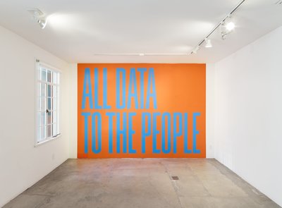 All Data To The People, 2018 installed at 1301PE, Los Angeles. Photo: Marten Elder