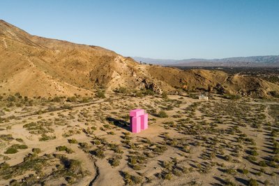 Dive-In installed for Desert X, Coachella Valley, 2019.