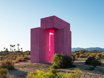 Dive-In installed for Desert X, Coachella Valley, 2019.