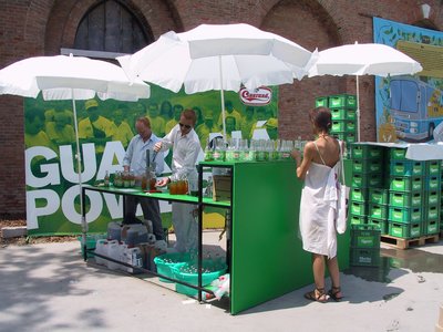 Guaraná Power Factory, 2003 installed for Utopia Station, 50th Venice Biennial, Venice. 