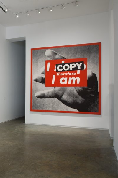 I Copy Therefore I Am, 2011 installed at Foundación Jumex, Mexico City, 2013. 