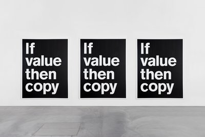 If Value Then Copy, 2017. Photo: von Bartha