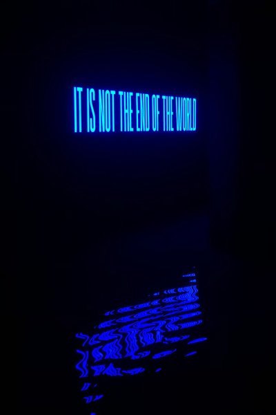 It Is Not The End Of The World installed at Cisternerne, Copenhagen, 2019.