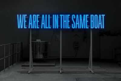 We Are All In The Same Boat, 2018.  Photo: SUPERFLEX