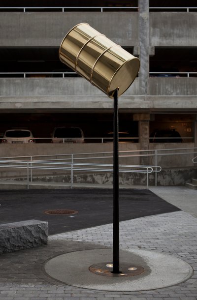 Oil Fountain, 2012 installed in Haugesund, 2016.