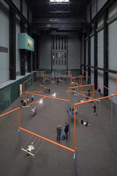 One Two Three Swing! conceived for Hyundai Commission, Tate Modern Turbine Hall, 2017.