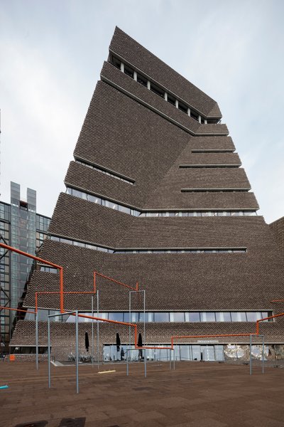 One Two Three Swing!, 2017 installed at Tate Modern, London. Outside installation.