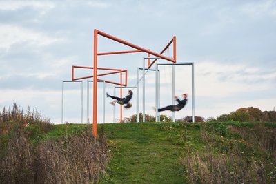 One Two Three Swing! Vordingborg 2020, commissioned by Vordingborg Vandhus. Permanent Installation.