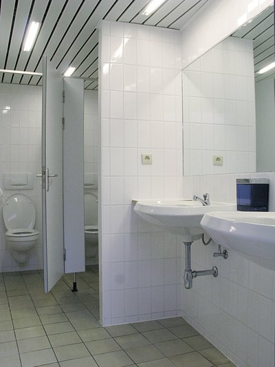 Power Toilets/Council of the European Union installed inside the Restaurant Alaturka, Ghent, 2012.
